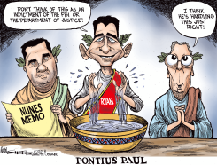 PONTIUS PAUL RYAN by Kevin Siers