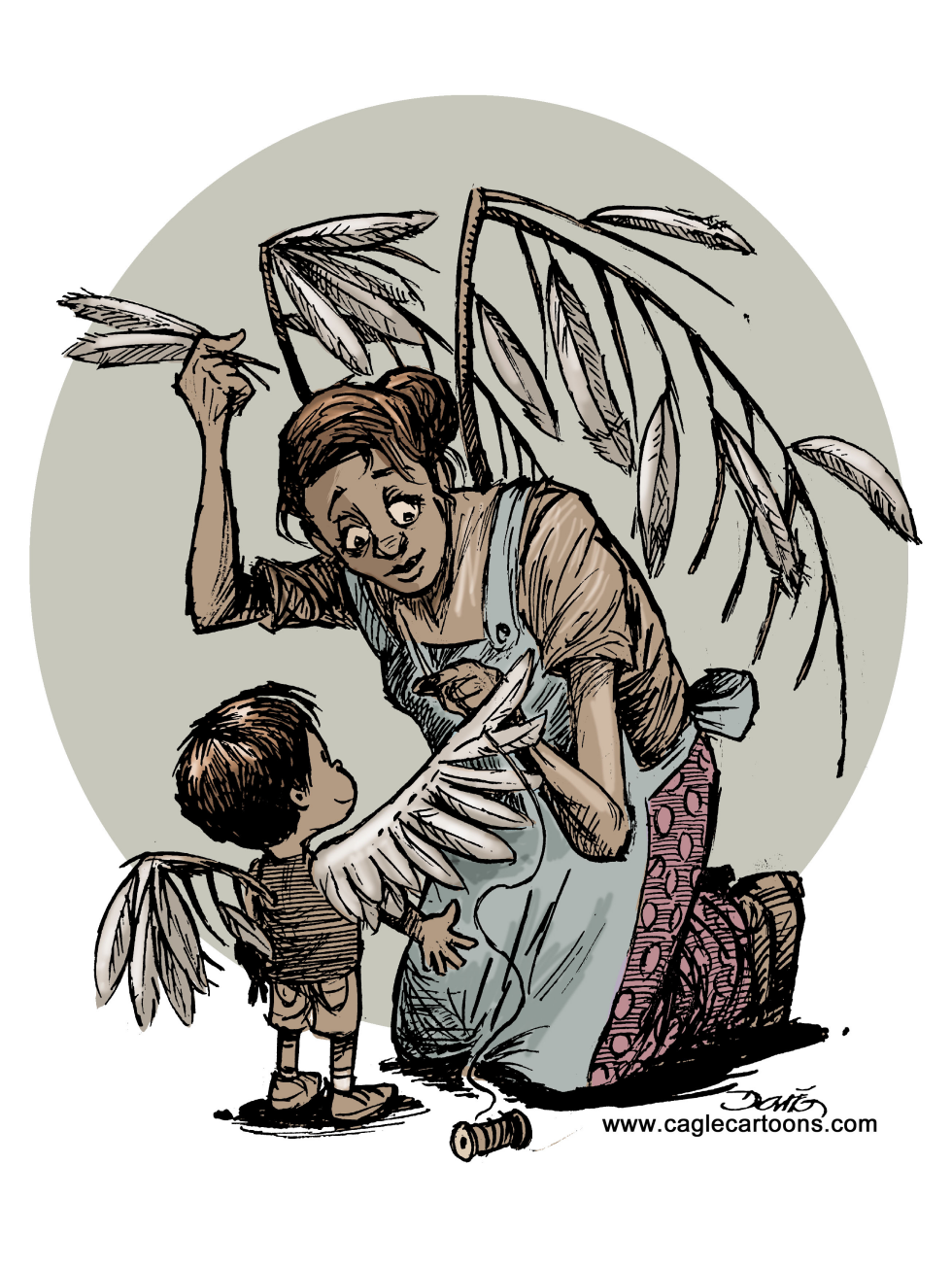  MOTHER WINGS by Dario Castillejos