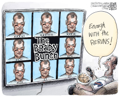 BRADY BOWL by Adam Zyglis