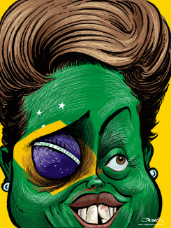 BLOW TO ROUSSEFF by Dario Castillejos