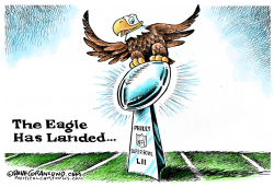 EAGLES WIN SUPER BOWL LII by Dave Granlund