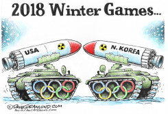 WINTER GAMES 2018 by Dave Granlund