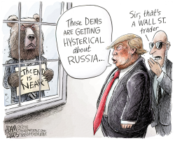 BEAR HYSTERIA by Adam Zyglis