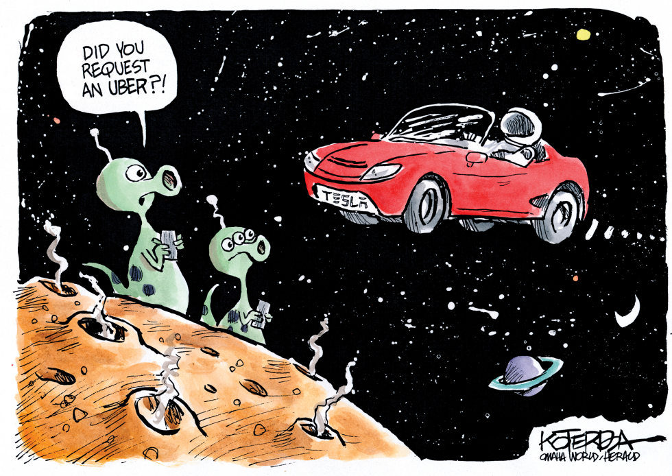  A TRIP TO UBER SPACE by Jeff Koterba