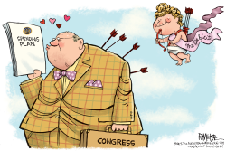 CONGRESS VALENTINES by Rick McKee