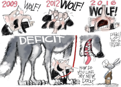 DEFICIT DOGGIE by Pat Bagley