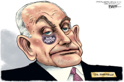 JOHN KELLY BLACK EYE by Rick McKee