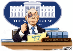 BLACK EYE FOR CHIEF OF STAFF JOHN KELLY by RJ Matson