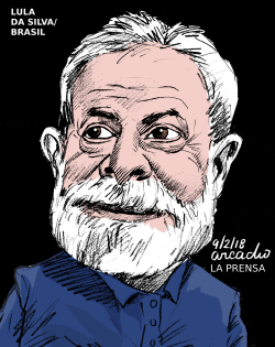 LULA DA SILVA BRAZIL by Arcadio Esquivel