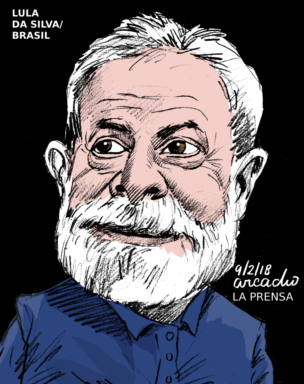  LULA DA SILVA BRAZIL by Arcadio Esquivel