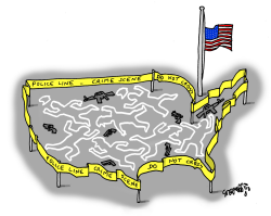 AMERICA IS A CRIME SCENE by Stephane Peray