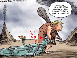 TRUMP WORRIES ABOUT METOO by Kevin Siers