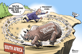 PRESIDENT JACOB ZUMA by Paresh Nath