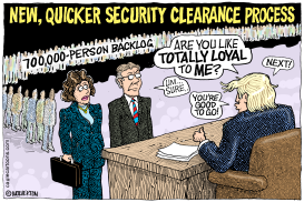 NEW FASTER SECURITY CLEARANCE by Wolverton