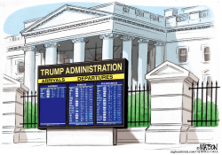 TRUMP ADMINISTRATION FLIGHT TRACKER by RJ Matson