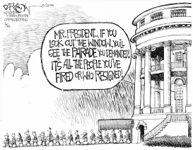 TRUMP'S PARADE by John Darkow