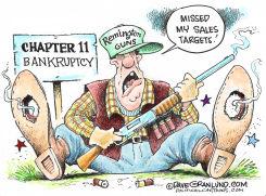 REMINGTON BANKRUPTCY by Dave Granlund