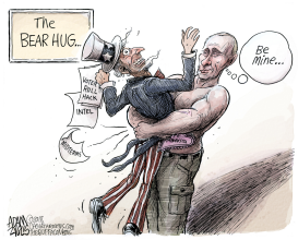 BEAR HUG by Adam Zyglis