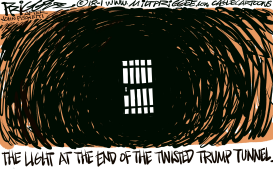 TRUMP TUNNEL by Milt Priggee