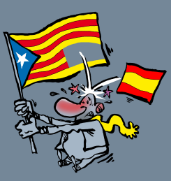 SPAIN HURT CATALONIA by Kap