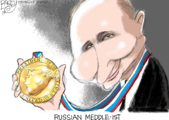 RUSSIAN MEDALS by Pat Bagley