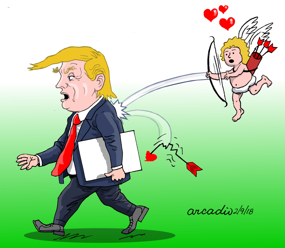  TRUMP AND VALENTINES DAY by Arcadio Esquivel