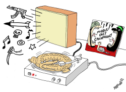 MIDDLE EAST CACOPHONY by Stephane Peray