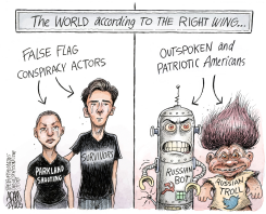 FALSE FLAG by Adam Zyglis