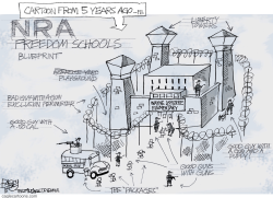 NRA SCHOOL by Pat Bagley