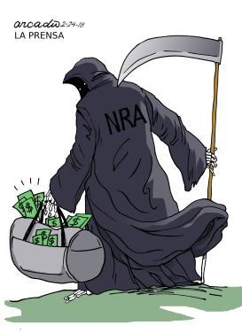 NRA HACIENDO LOBBY by Arcadio Esquivel