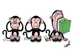 3 MONKEYS by Stephane Peray