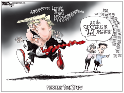 PRESIDENT BONE SPURS by Bill Day