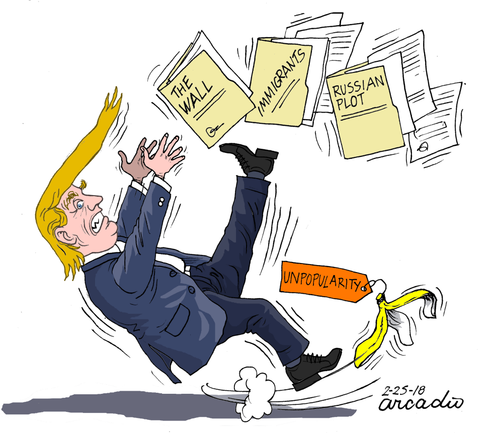  DONALD TRUMP UNPOPULARITY by Arcadio Esquivel