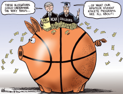 FBI PROBES NCAA by Kevin Siers