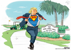 TRUMP SUPER BS MAN by RJ Matson