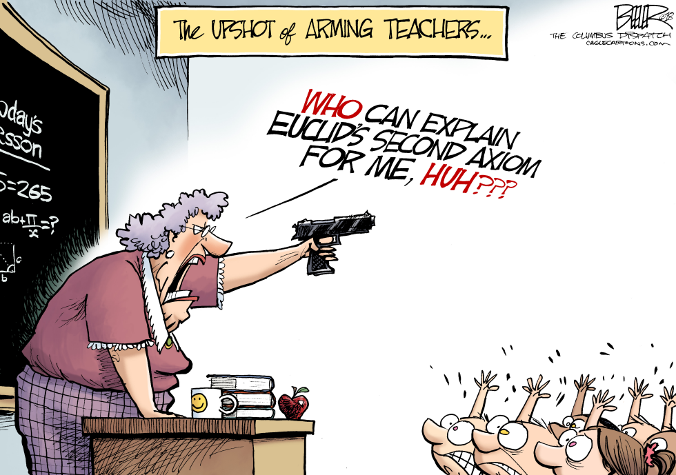  ARMING TEACHERS by Nate Beeler