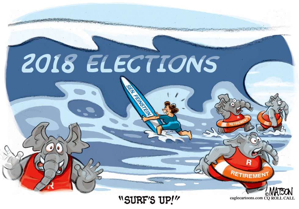  WHO FEARS THE 2018 ELECTIONS BLUE WAVE by RJ Matson