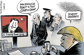 XI JINPING’S POWER GRAB by Patrick Chappatte