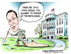 KUSHNER SECURITY DOWNGRADE by Dave Granlund