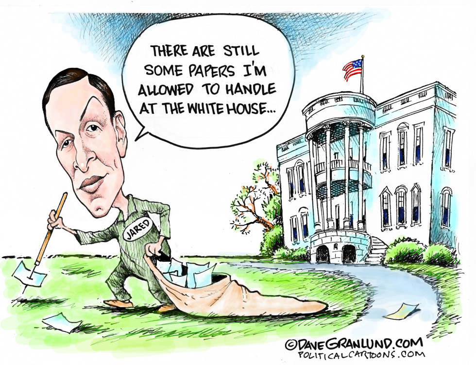  KUSHNER SECURITY DOWNGRADE by Dave Granlund