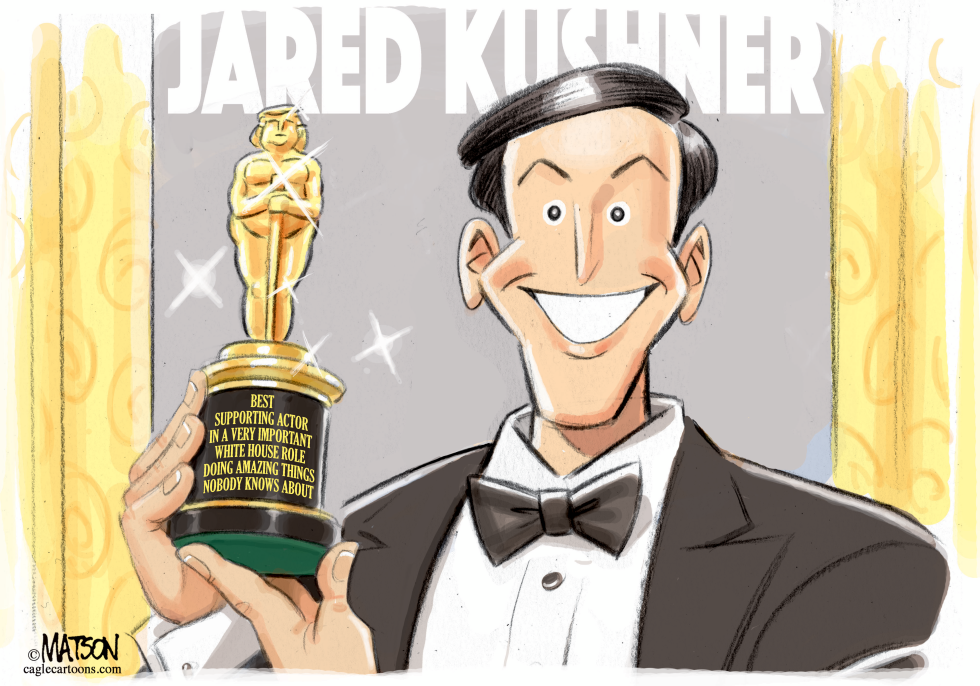  JARED KUSHNER WINS WHITE HOUSE DONALD AWARD by RJ Matson