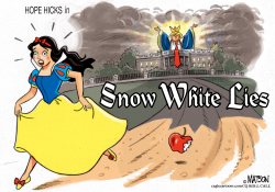 HOPE HICKS IN SNOW WHITE LIES by RJ Matson