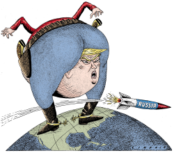 PUTIN'S NEW MISSILE by Osmani Simanca