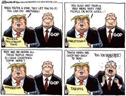 TRUMP'S TARIFF TREACHERY by Kevin Siers