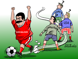 MADURO IS PLAYING WITH ALL by Arcadio Esquivel