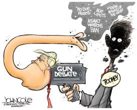 LOCAL PA TRUMP TOOMEY AND GUNS by John Cole