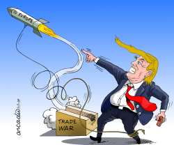 THE TRADE WAR OF TRUMP by Arcadio Esquivel