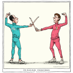 ITALIAN FENCING by Joep Bertrams