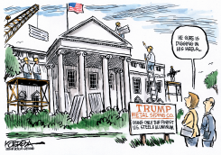 WHITE HOUSE MAKEOVER by Jeff Koterba