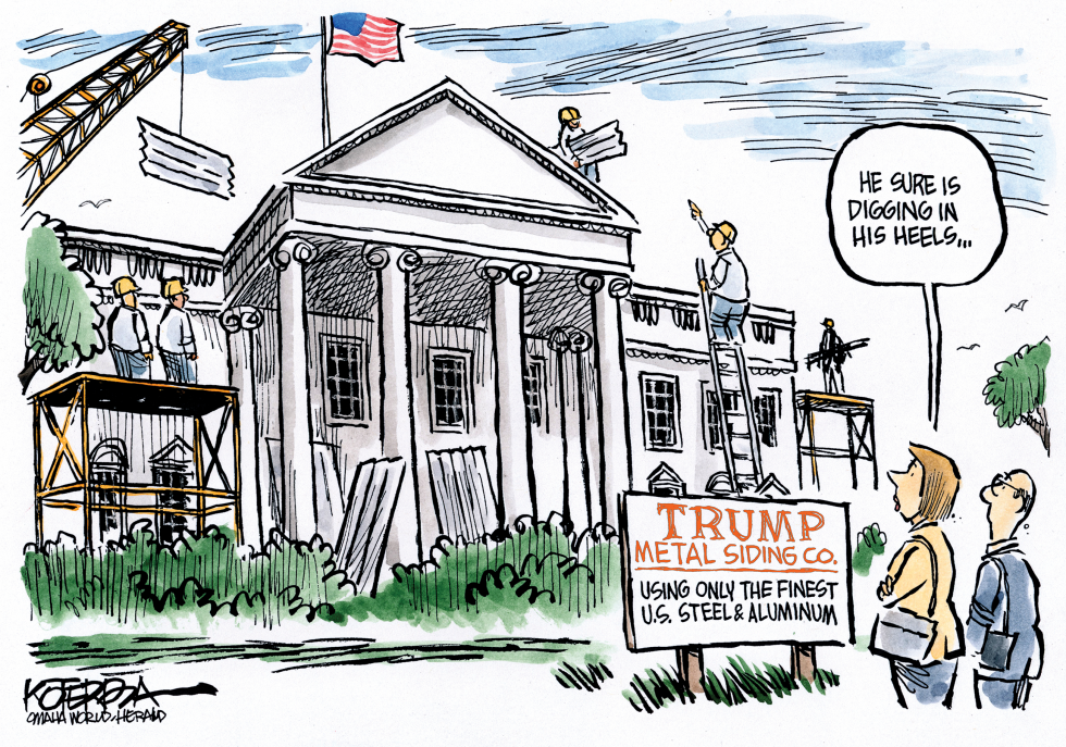  WHITE HOUSE MAKEOVER by Jeff Koterba